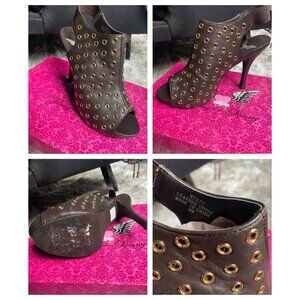 Penny loves Kenny sling back stiletto studded open toe sz 8